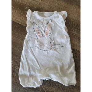 Next Baby Girl Bunny Romper - Size 1.5 -2‎ Years - Flutter Sleeves #8